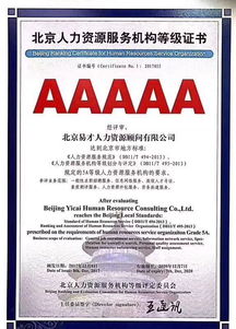 喜訊 民企首獲5A人力資源服務機構認證，彰顯易才企業價值